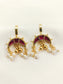 Hoor Ruby Gold Plated Kundan Ear Cuff  [ Price is for Pair ]