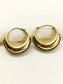 Agastya Men's Antique Gold Tribal Hoop Earrings
