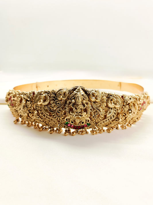 Daliha Plain Antique Waist Belt/kamar Bandh