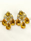 Elea Yellow Victorian Earring