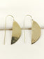 Zora Golden Men's Earrings