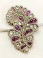 Sarvesh Ruby Men's Brooch