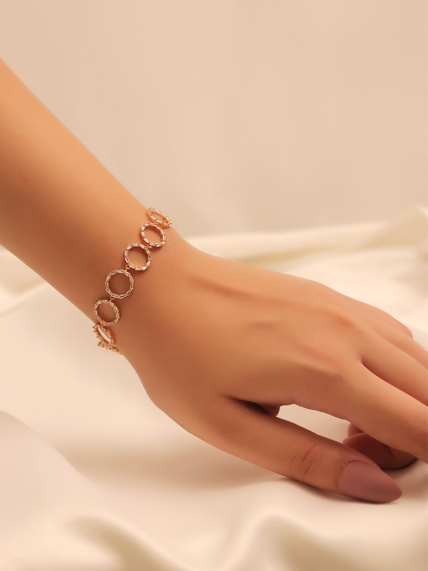 Leighton White American Diamond Bracelet