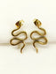 Lav Golden Snake Men's Earring
