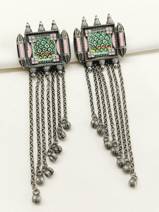 Onima Multi Colour Oxidized Earring