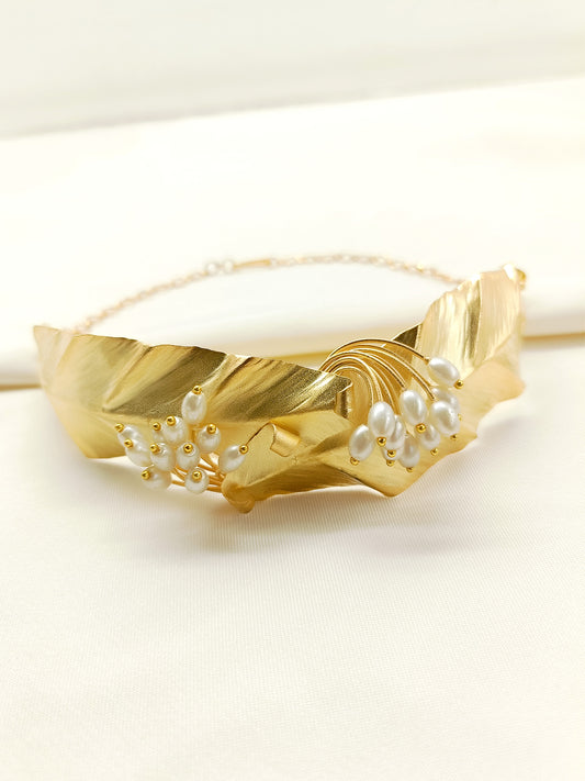 Lenora Golden Western Neckpiece
