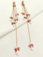Madhulata Pink Kundan Earrings