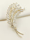 Sadhya Golden Leaf Brooch