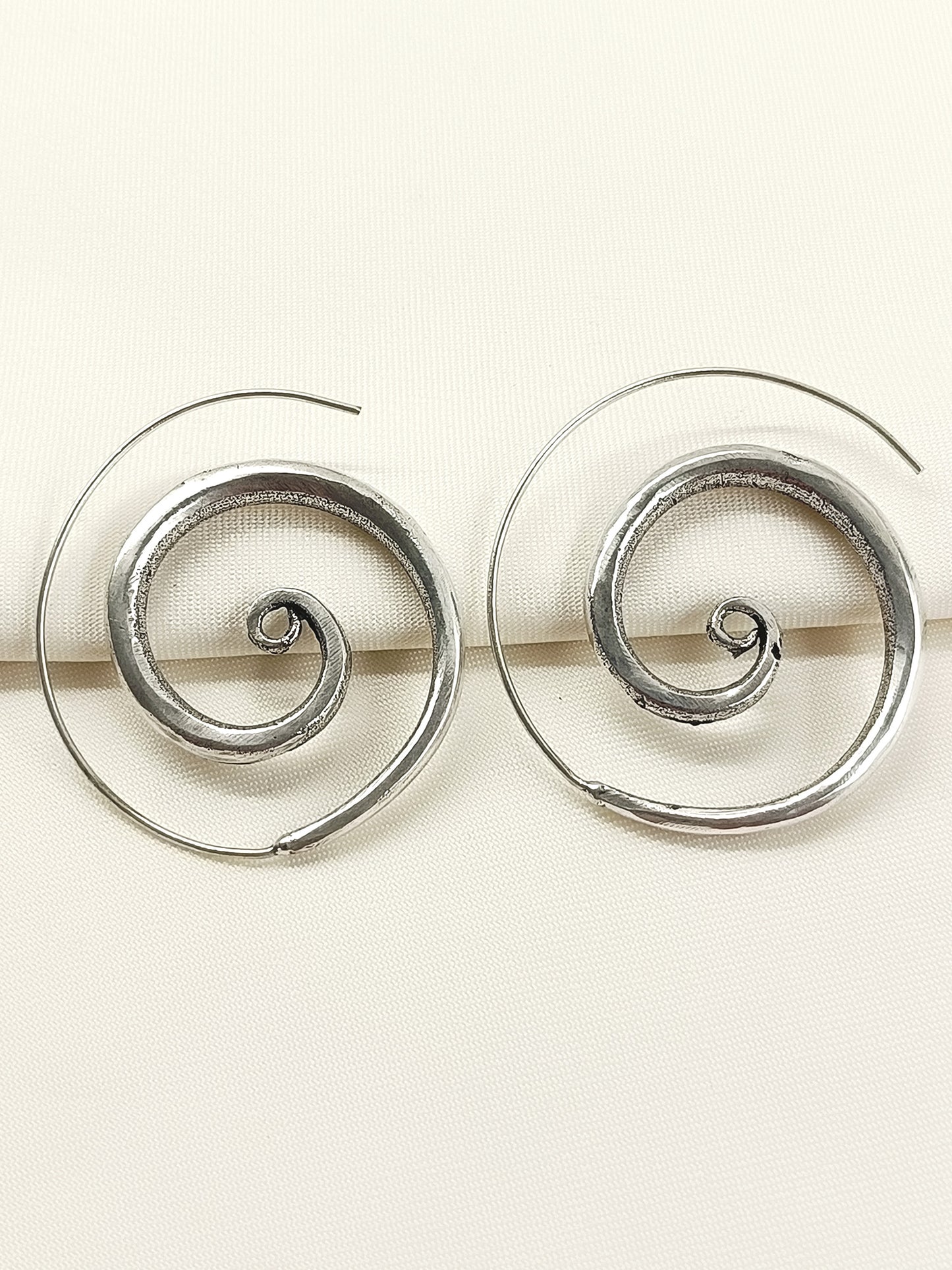 Hemal Silver Men's Earrings