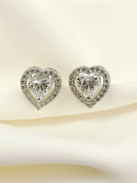 Dhani 92.5 Silver Swarovski Stone Tops