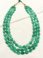 Reyansh Green Beads Groom Neckpiece