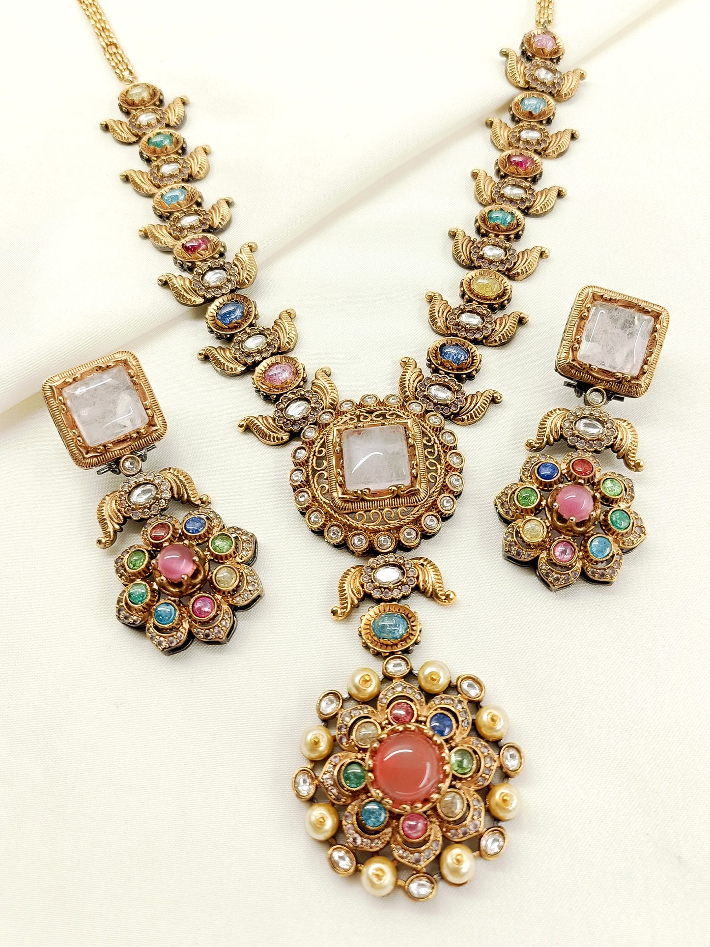 Cristina Multi Colour Boutique Necklace Set