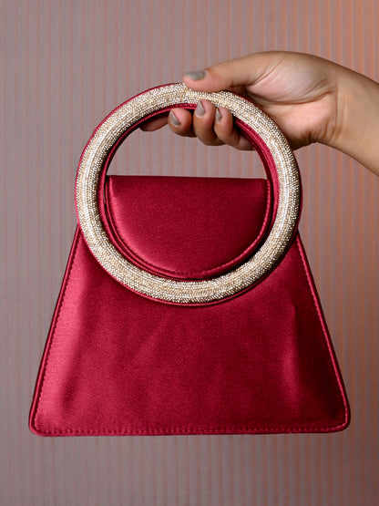 Mannat Maroon Party Bag