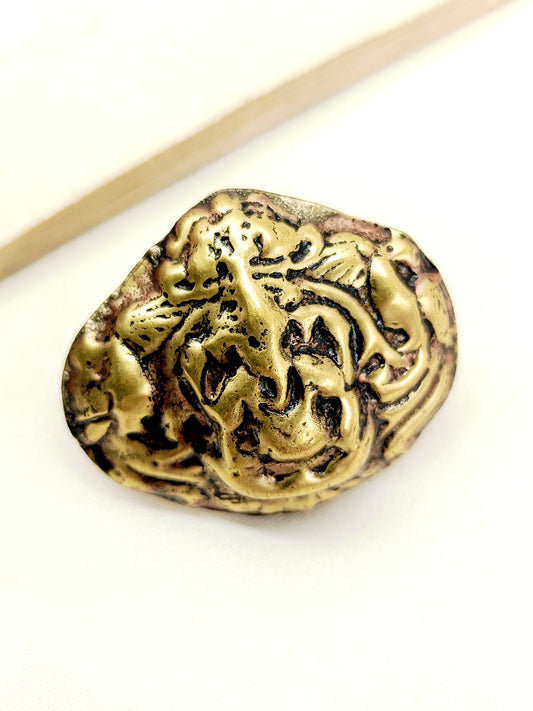Tasmeera Golden Tribal Finger Ring