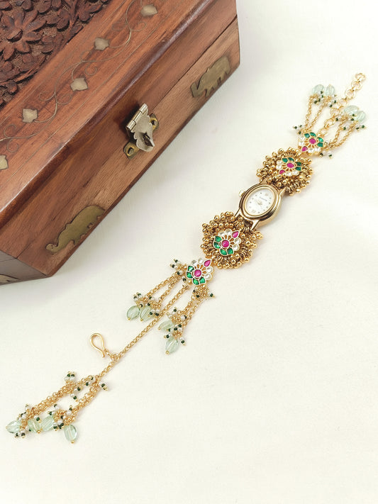 Avyukta's Paachi Kundan Watch