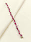 Aabheri Ruby American Diamond Bracelet