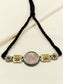 Aayush Radha Krishna Men's Oxidized Handpainted Neckpiece