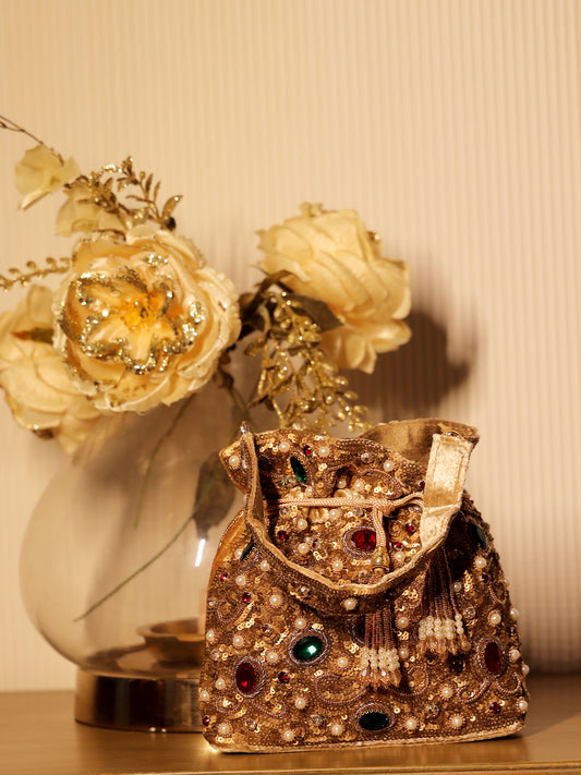 Eshita Copper Potli Bag