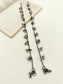 Epshita Plain Oxidized Ghungroo Chain Anklets