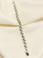 Shama White 92.5 Silver American Diamond Bracelet