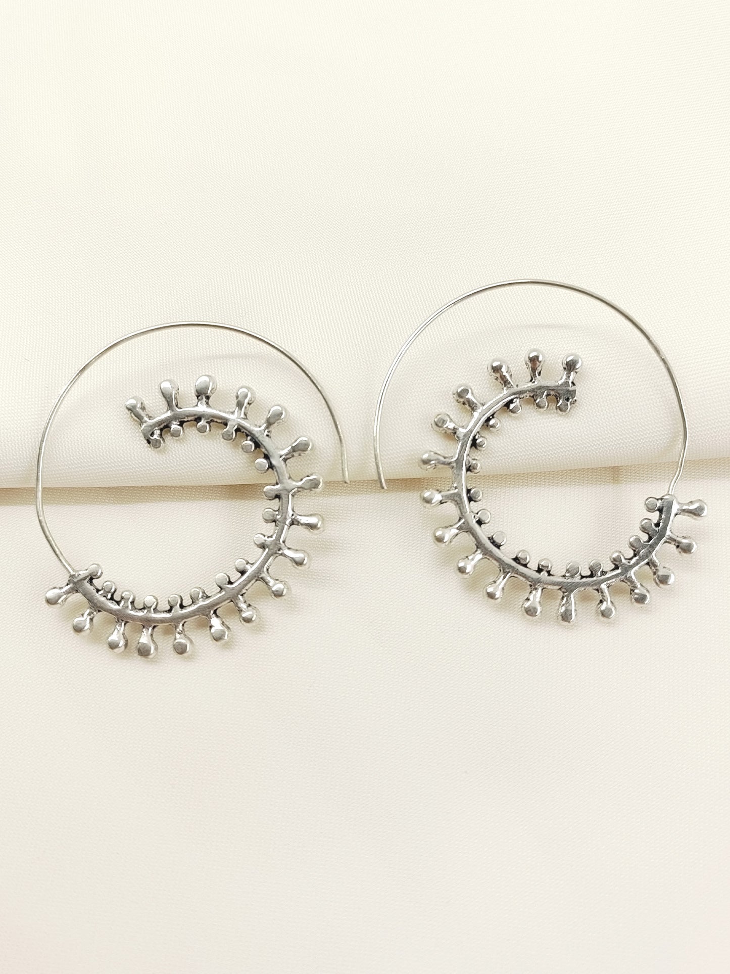 Wishi Silver Men's Earrings