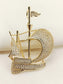 Arachnid Golden Ship Brooch