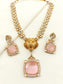 Paavni Pink Kundan Necklace Set