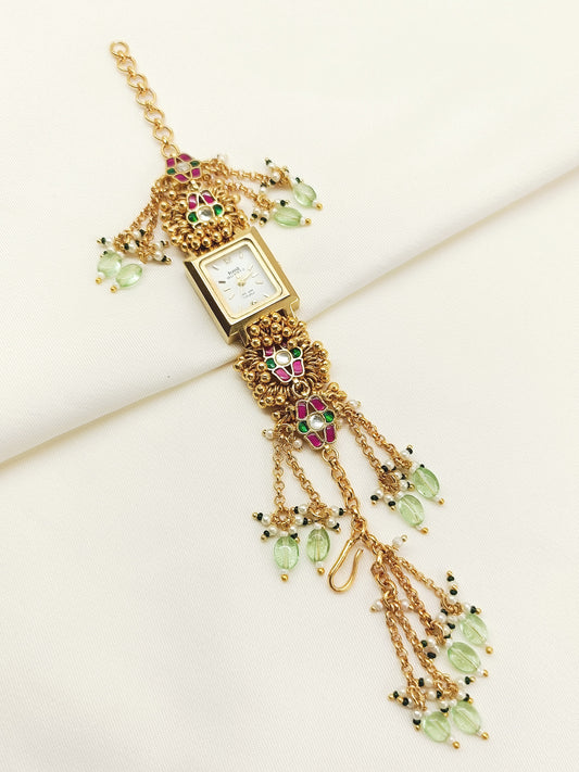 Deepti's Paachi Kundan Watch