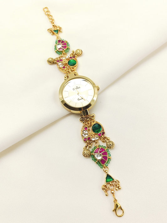 Mangla's Paachi Kundan Watch