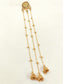 Vamika Golden Hair Brooch