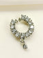 Aviana White American Diamond Nath