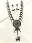 Priyasha Ruby Oxidized Necklace Set