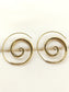 Riz Golden Men's Earrings