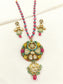 Yukti Multi Colour Jadau Kundan Long Pendant Set