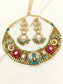 Jeevisha Multicolor Fusion Kundan Choker Set