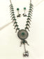 Avisha Green Oxidized Necklace Set