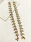 Vinaya White Pearl Polki Anklet