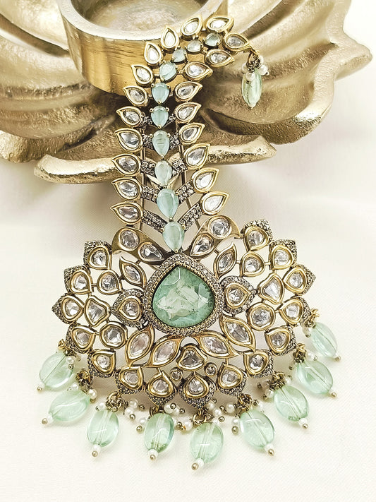 Sinha Mint Green Dulha Kalgi