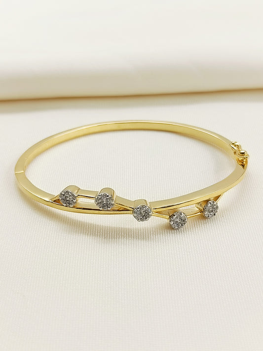 Lyra 92.5 Silver Swarovski Stone Bracelet