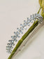 Yamya American Diamond Silver Plated Hair Band