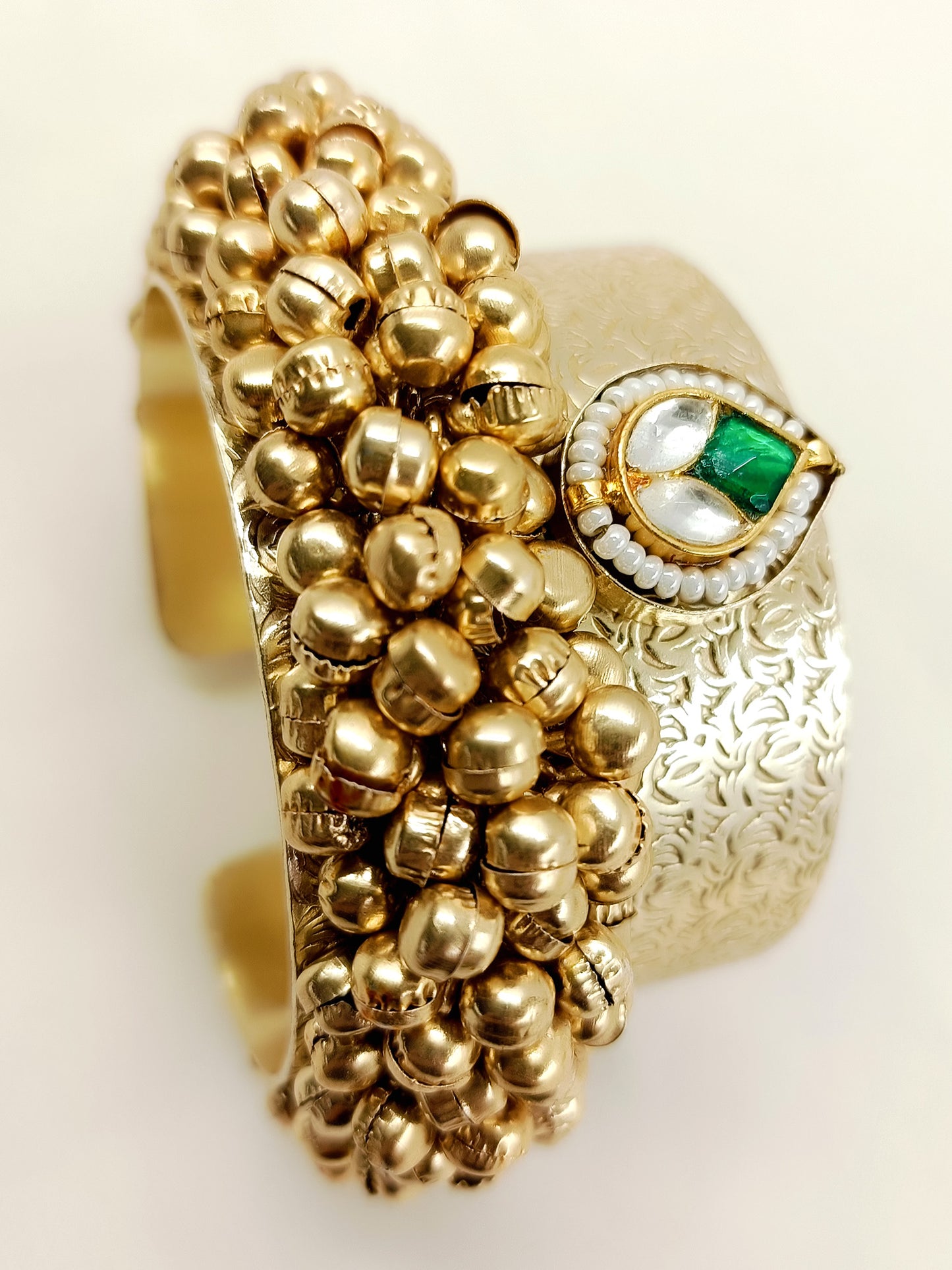 Manvi Green Oxidized Bracelet