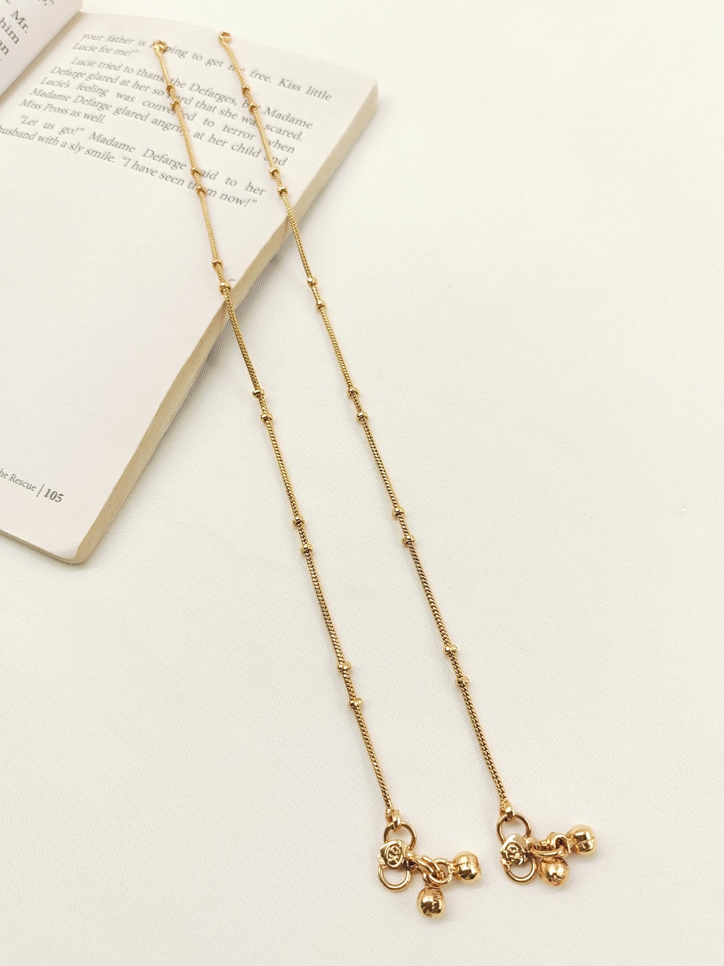 Utsavi Gold Plated Delicate Payal/Anklet