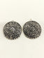 Yogi Silver Mandala Coin Men's Ear Cuff