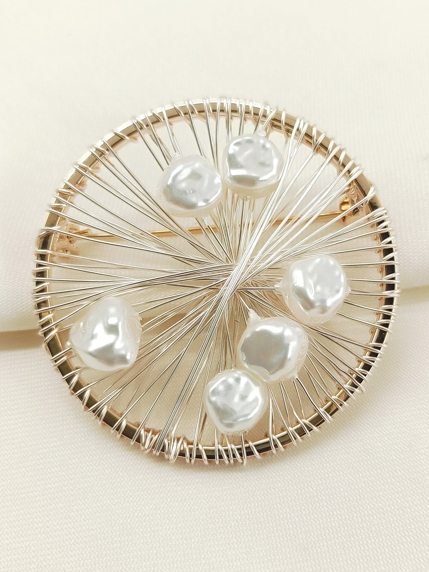 Masozi Golden Men's Brooch