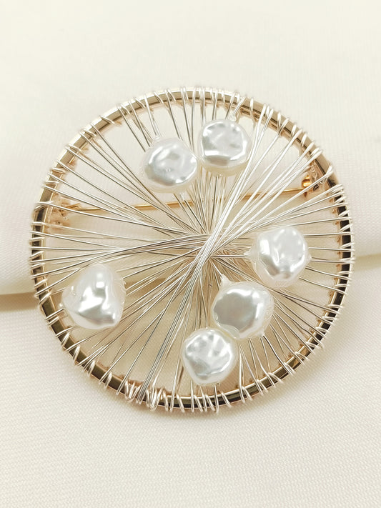 Masozi Golden Men's Brooch