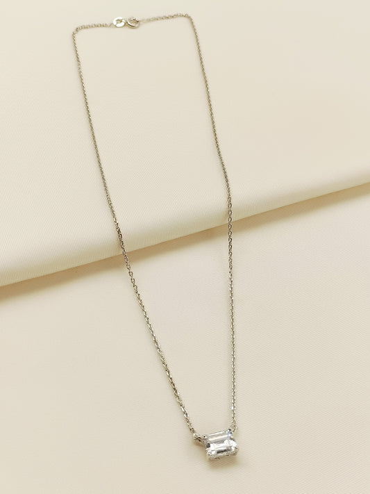Gureza 92.5 Silver Swarovski Stone Pendal
