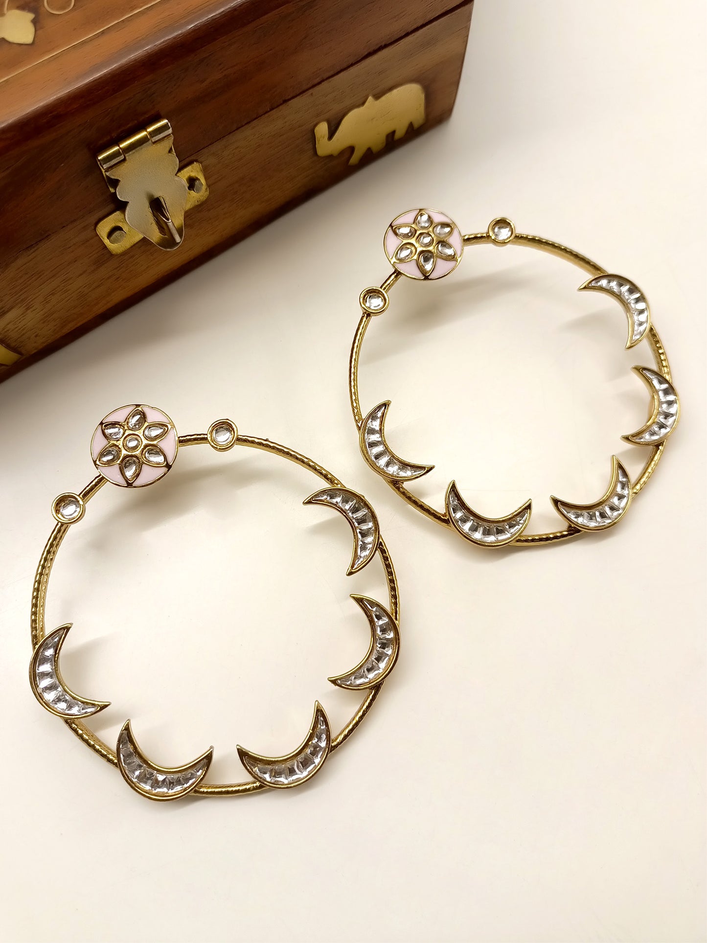 Arabesque Baby Pink Boutique Earrings