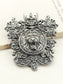 Nirvan Grey Lion Men's Brooch
