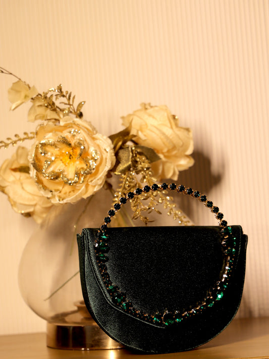 Anshita Green Evening Clutch