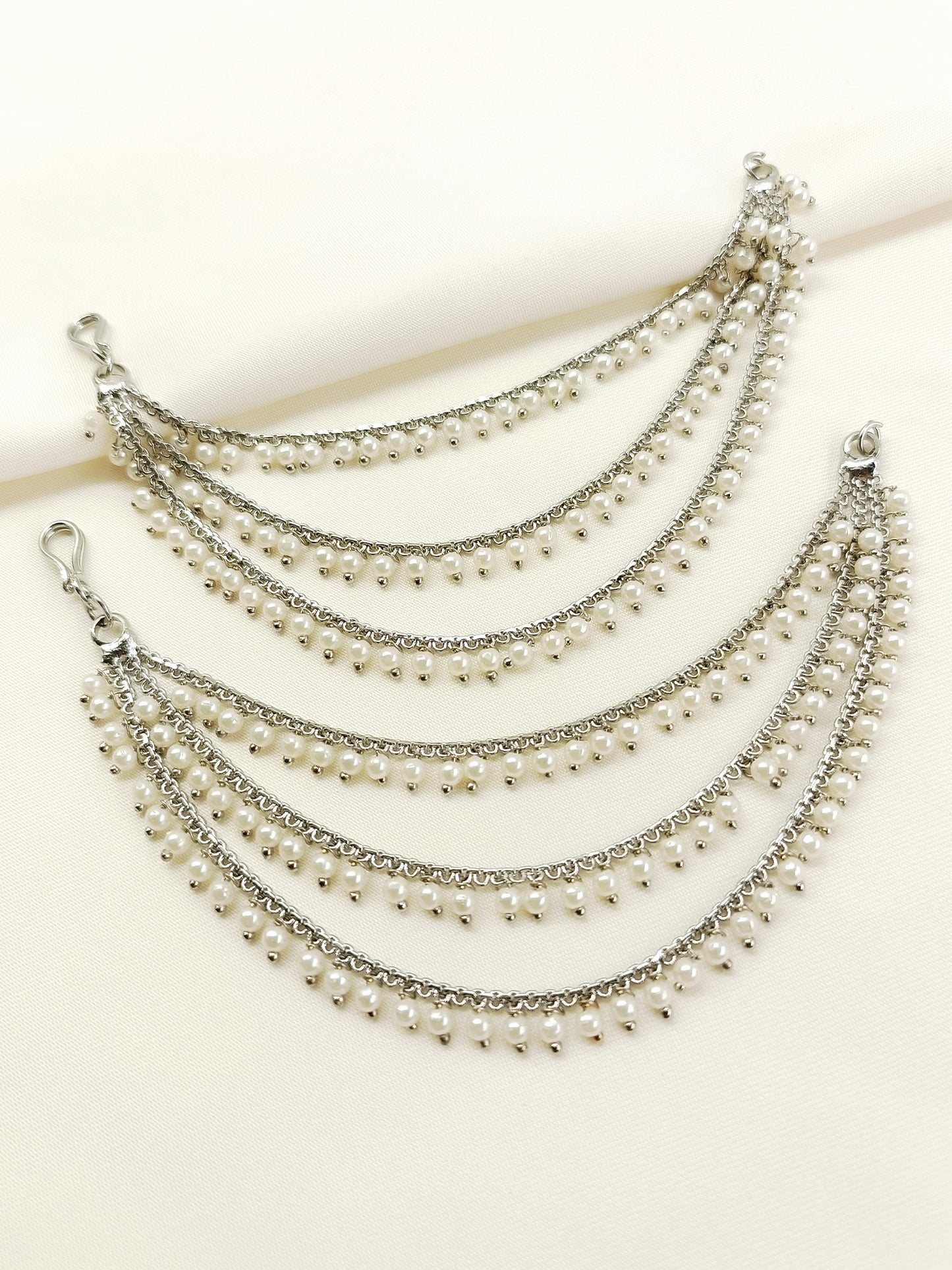 Tanya Silver Traditional Ear Chain